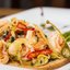 Брускетта с креветками