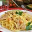Спагетти со свиной грудинкой и яично-сливочным соусом