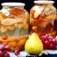 Компот из груш и винограда