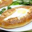 Хачапури с брынзой и яйцом