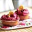 Капкейки с ягодным кремом