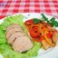 Свинина, запеченная с овощами и айвой