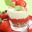 Клубничное парфе