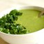 Суп-крем из шпината и щавеля с авокадо