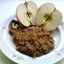 Фруктовое пюре из компотной гущи с медом и орехами