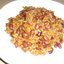 Постный плов с фасолью