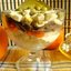 Печеночный салат-коктейль с горошком и яйцами