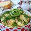 Салат с колбасой, картофелем и свежим огурцом
