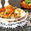 Курица с виноградом и алычой