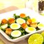 Салат с морскими гребешками и рукколой