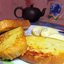 Сладкие гренки с яйцом и молоком