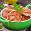 Котлеты из мяса птицы с миндалем и яблоком