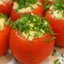 Помидоры с яйцом и сыром