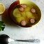Суп с копчеными сосисками и сельдереем