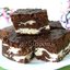 Шоколадное «Мраморное» пирожное с творогом