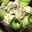 Коктейль из куриной грудки, шампиньонов и огурцов