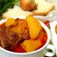 Тушеная картошка с ребрышками
