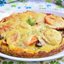 Закусочный пирог с помидорами сыром и кабачками