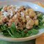 Клюквенно-яблочный салат с кускусом