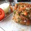 Тартар из лосося с помидорами