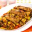 Ребрышки с савойской капустой и грибами