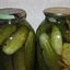 Патиссоны, консервированные с огурцами