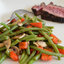 Овощной гарнир с зеленой фасолью