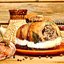 Свиной рулет из брюшины вареный