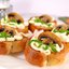 Гренки с плавленным сыром и шампиньонами