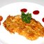 Запеченный морской язык под сыром