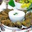 Долма из говядины с соусом мацони