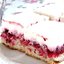 Пирог с брусникой и сметаной