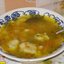 Суп с клецками из теста
