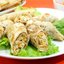 Блины с курицей и морковью по-корейски