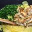 Картофель с грибами в сливках