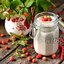 Молочный коктейль с земляникой