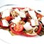 Теплый салат из баклажанов и болгарского перца с фетой