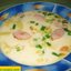 Сырный суп с сосиской