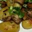 Картофель по‑деревенски с грибами