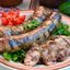 Домашние колбаски из курицы и свиного сердца