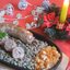 Свиные колбаски с чечевицей