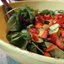 Салат с шпинатом, авокадо и болгарским перцем