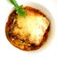 Слоеная грибная закуска с сырами и зеленым луком
