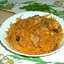 Капуста тушеная с грудинкой и черносливом