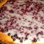 Пирог с брусникой и сметанный кремом
