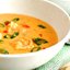Сырный суп с креветками