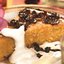Пирог из кускуса со сметаной и финиковым сиропом