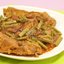 Зеленые перцы, фаршированные креветками
