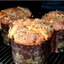 Кулич с орехами
