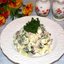 Салат с копченой курицей и шампиньонами